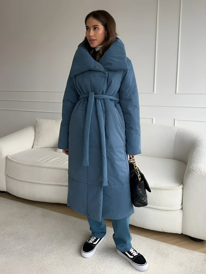 Long puffer coat