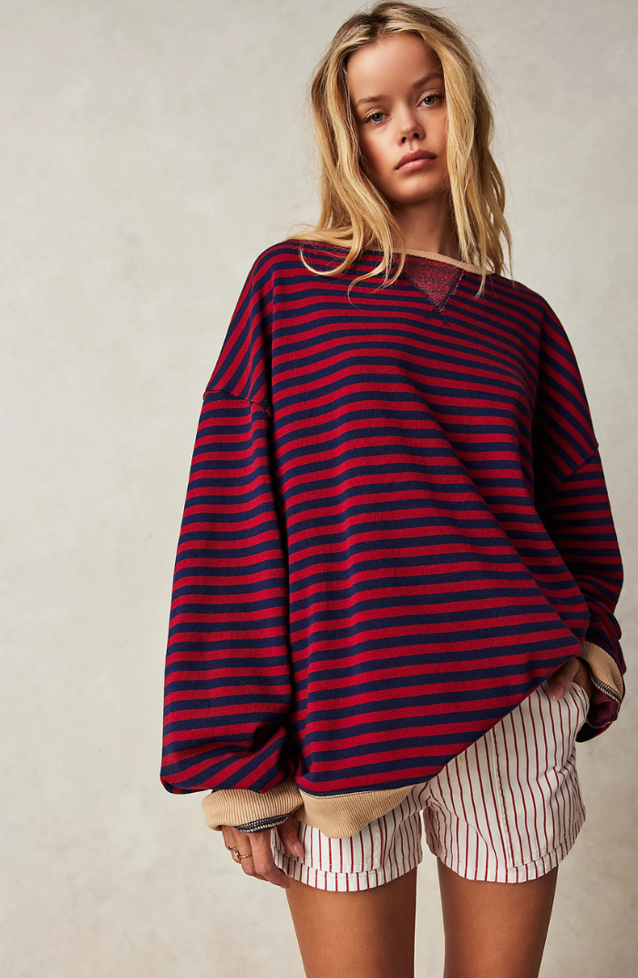 Oversized Striped Jumper