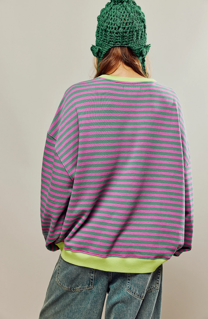 Oversized Striped Jumper