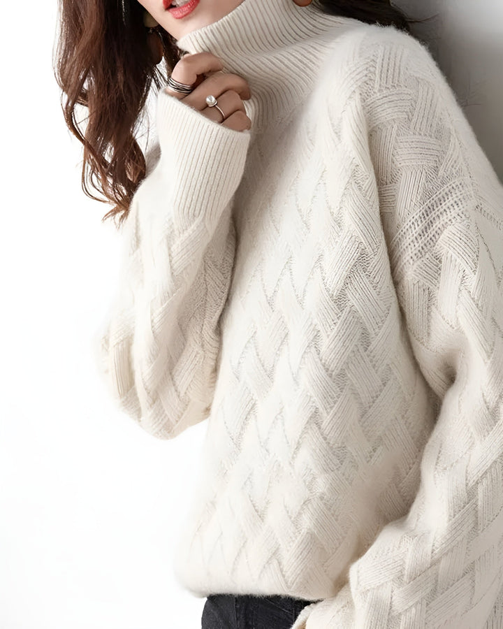 Chic soft turtleneck jumper