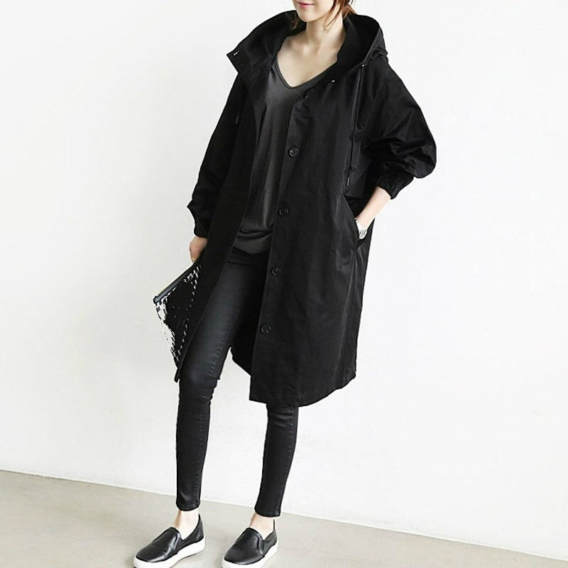 Stylish water-resistant trench coat