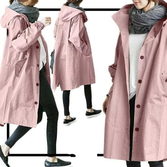 Stylish water-resistant trench coat