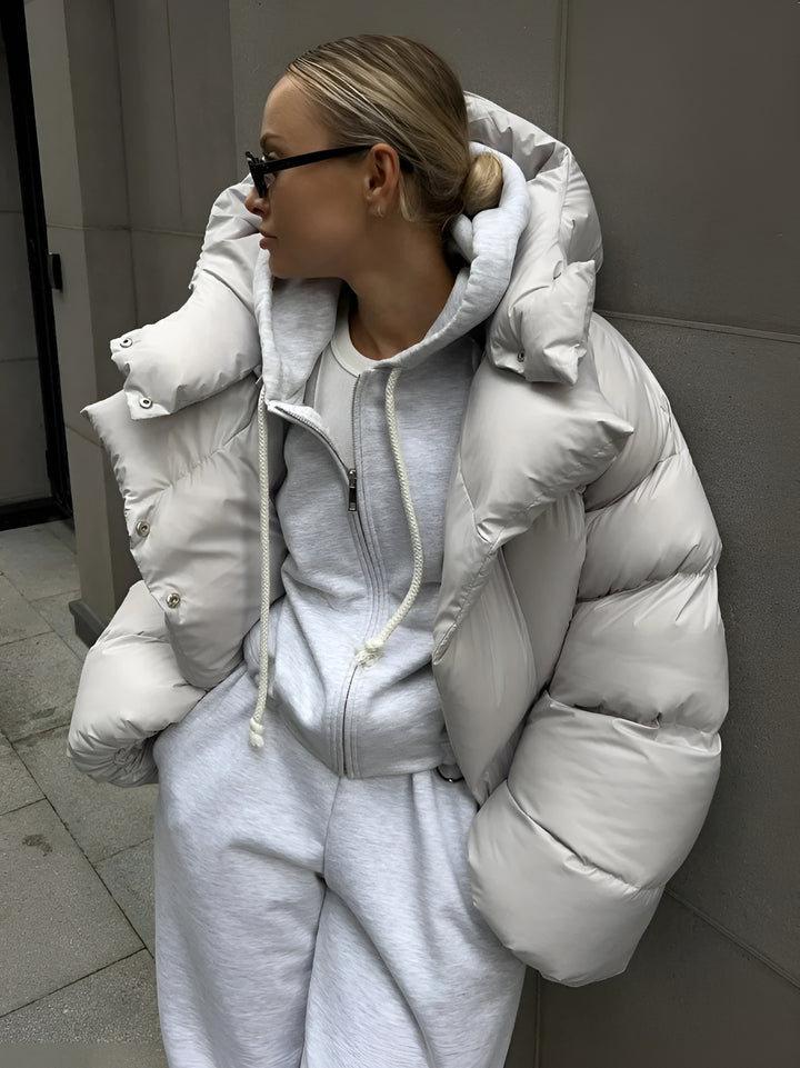 Oversized puffer coat