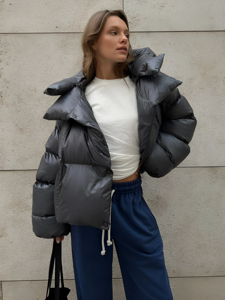 Oversized puffer coat