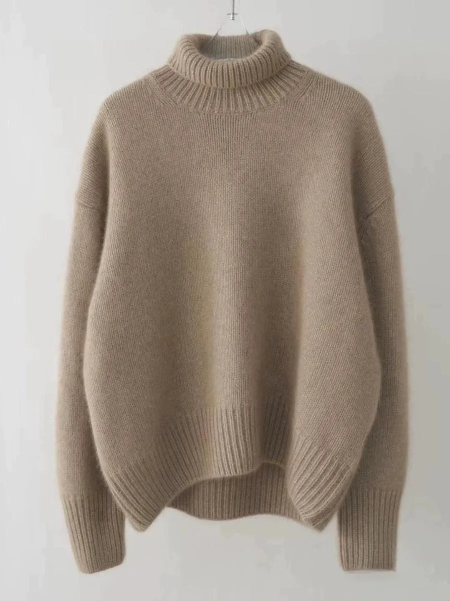 Soft high turtleneck