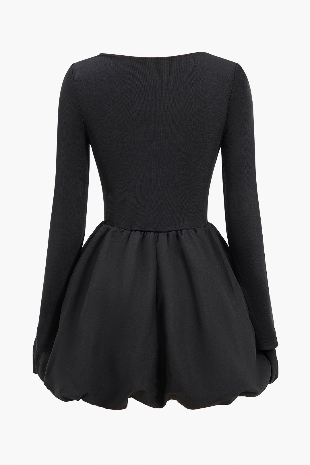 Puff Long Sleeve Mini Dress