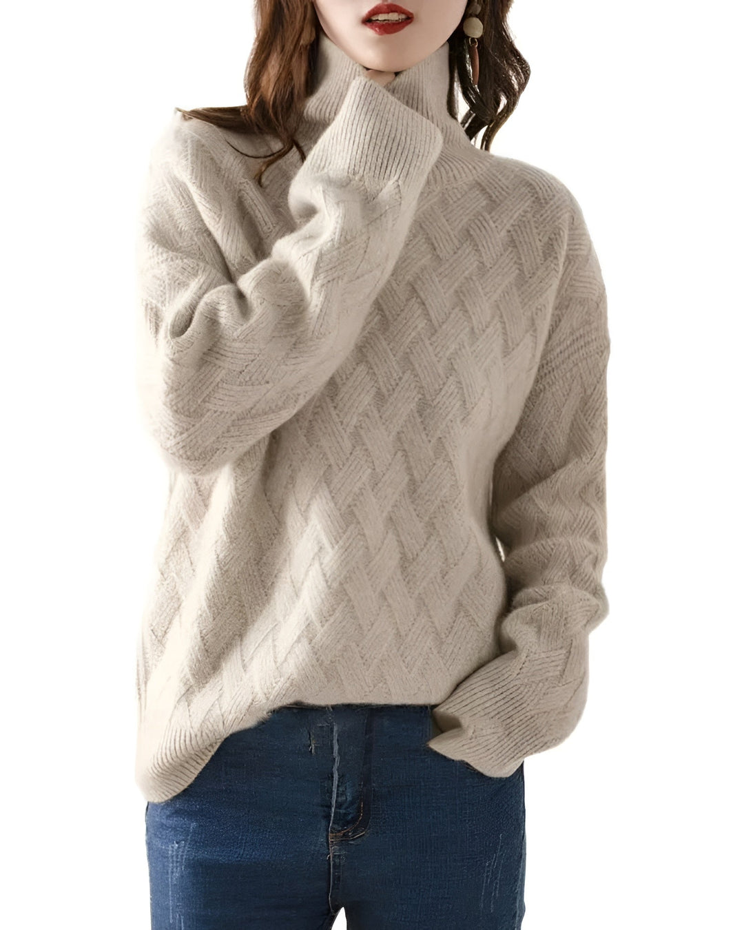 Chic soft turtleneck jumper